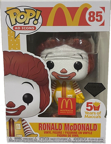 ronald mcdonald funko pop glitter