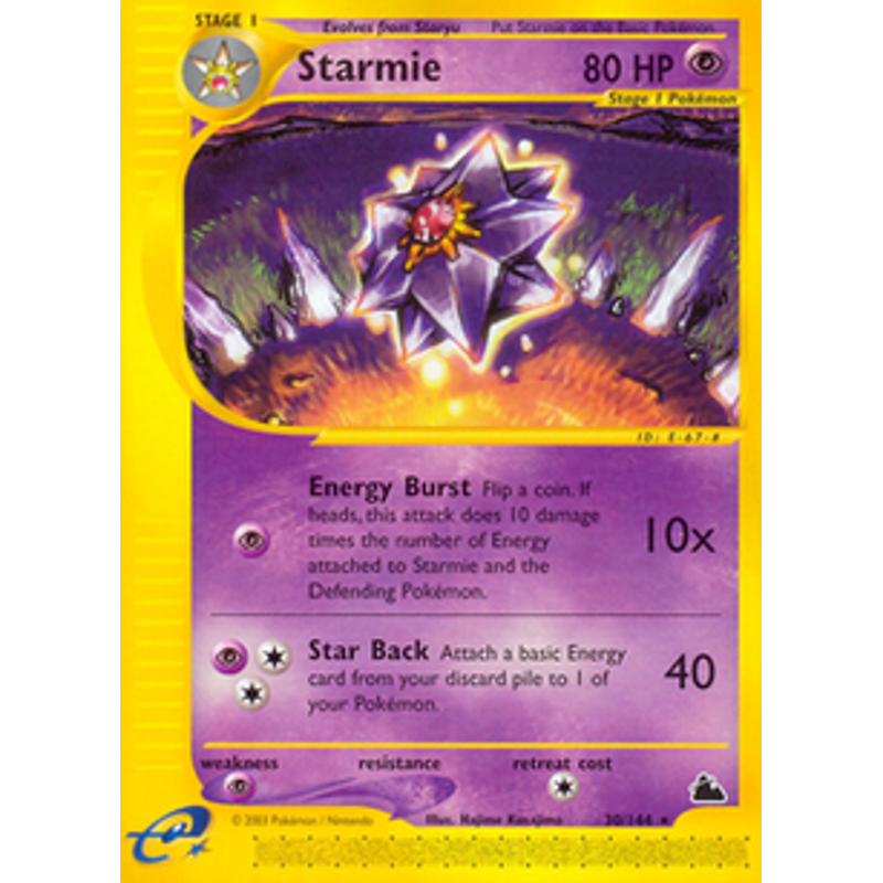 Starmie (30) - Skyridge