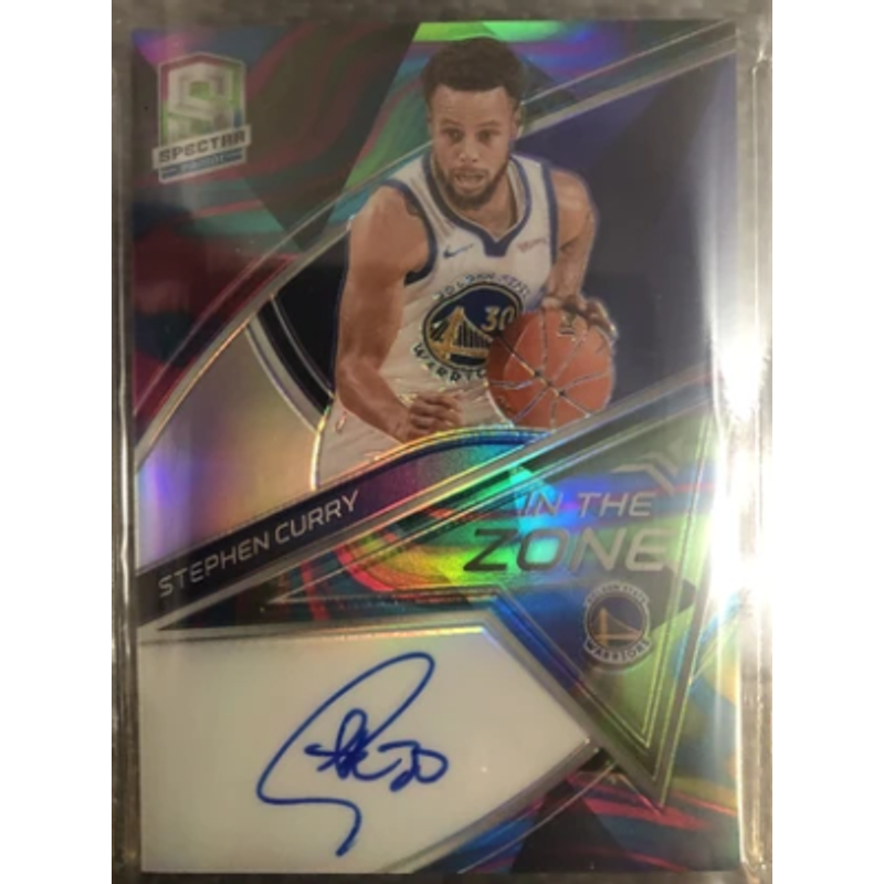 Stephen Curry - 2019 Panini Spectra (In the Zone - Auto)