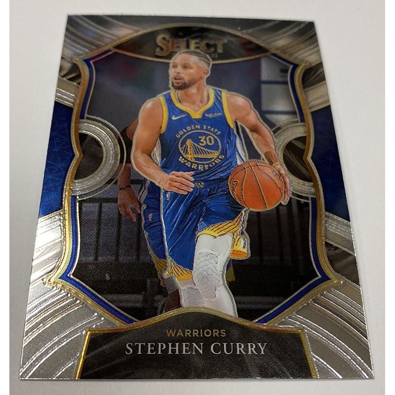 Stephen Curry - 2020 Panini Select Concourse (Silver & Blue)