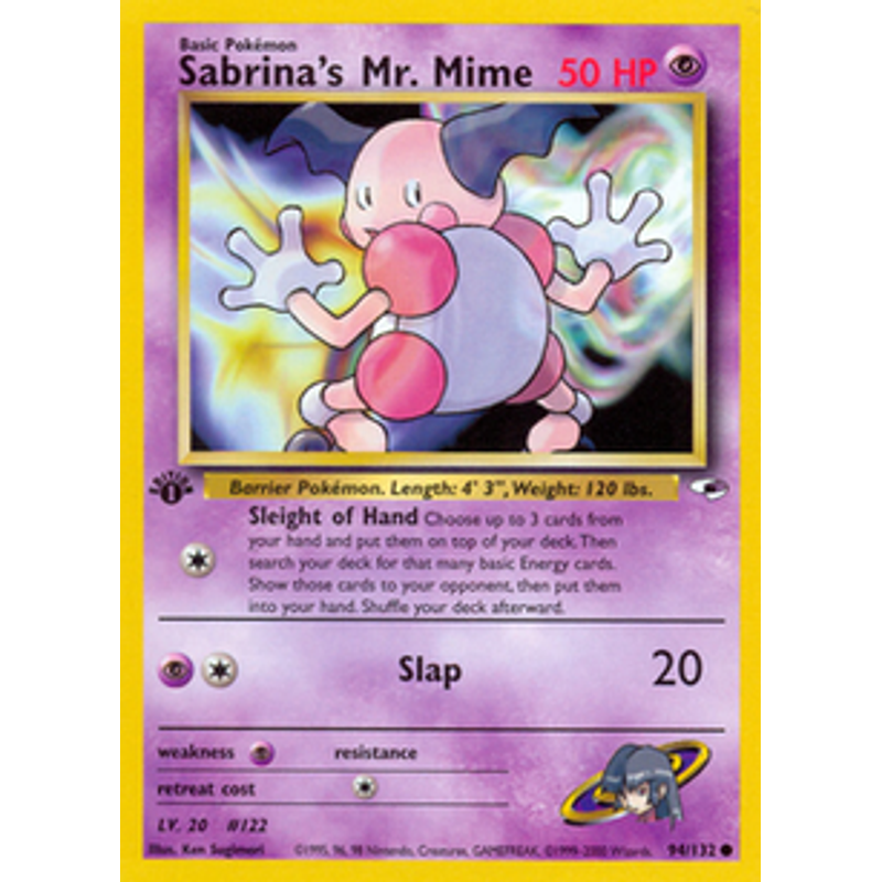 Sabrina's Mr. Mime - Gym Heroes (1st edition)