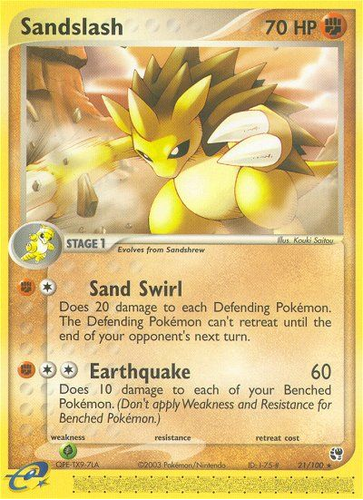 Verified Sandslash Sandstorm Pokemon Cards Whatnot