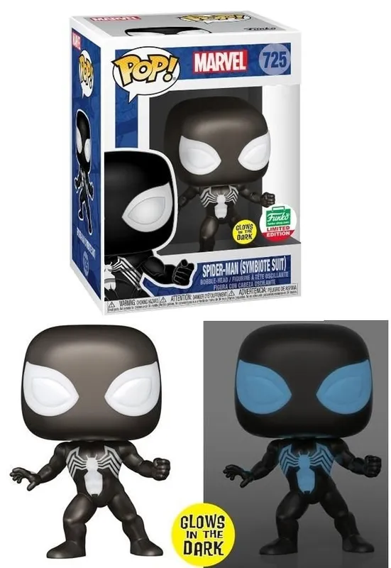 Outlet Funko Pop Spider-man Symbiote Suit Glow