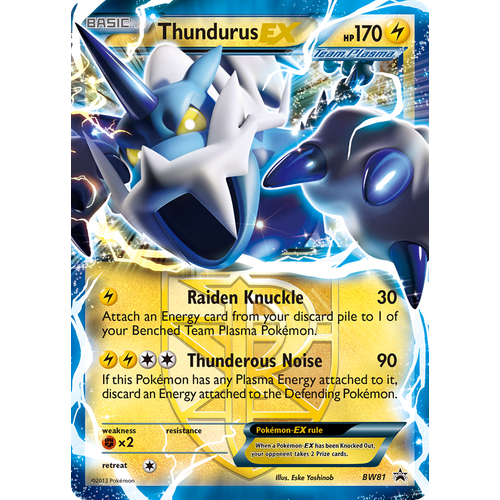 Verified Thundurus-EX - BW Black Star Promos by Pokemon Cards | Whatnot