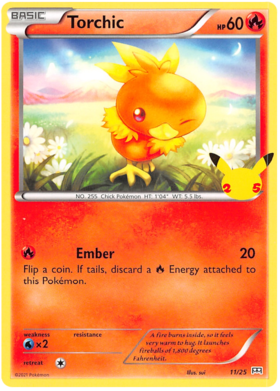 Verified Torchic Mcdonald S 25th Anniversary Pokemon Cards Whatnot