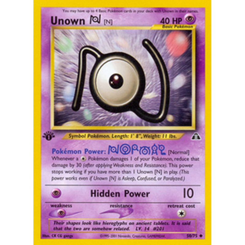 Unown [N] - Neo Discovery (1st edition)