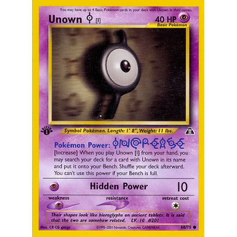 Unown [I] - Neo Discovery (1st edition)