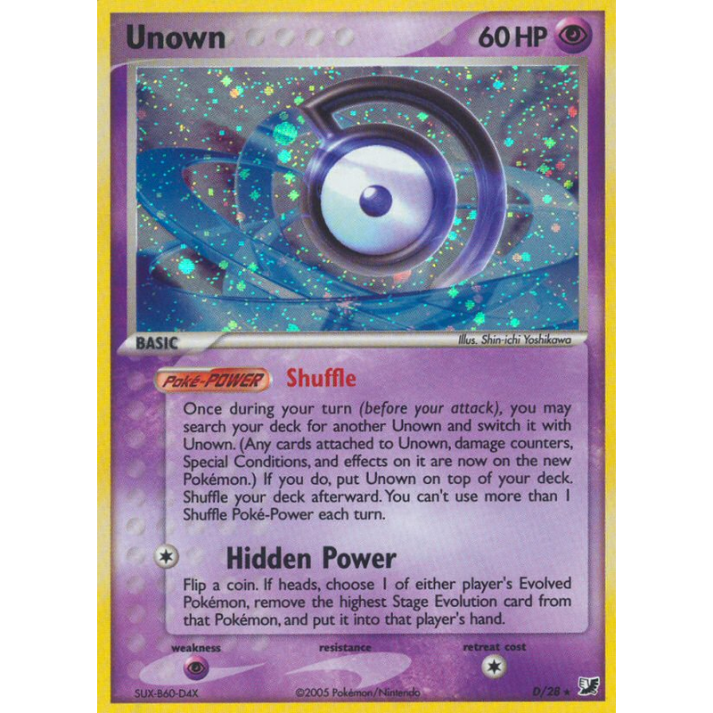 Unown (U) - Unseen Forces - Pokemon