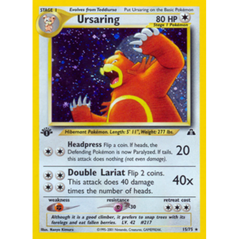 Ursaring (15) - Neo Discovery (1st edition)