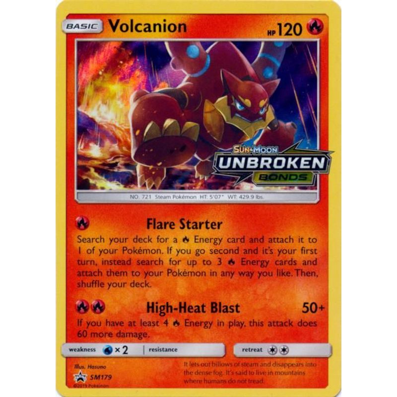 Volcanion - Unbroken Bonds (Black Star Promo)