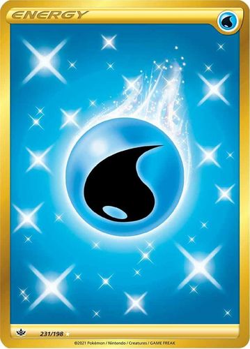 Verified Water Energy (Secret Rare) Chilling Reign Pokemon Cards