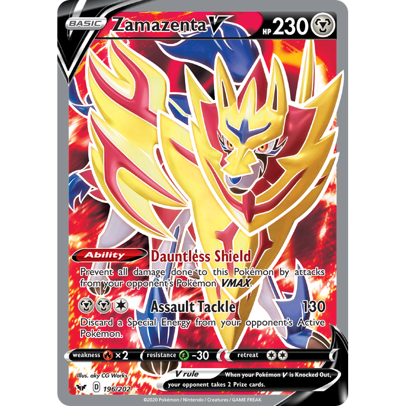 Verified Zamazenta V - Sword & Shield Pokemon Cards | Whatnot