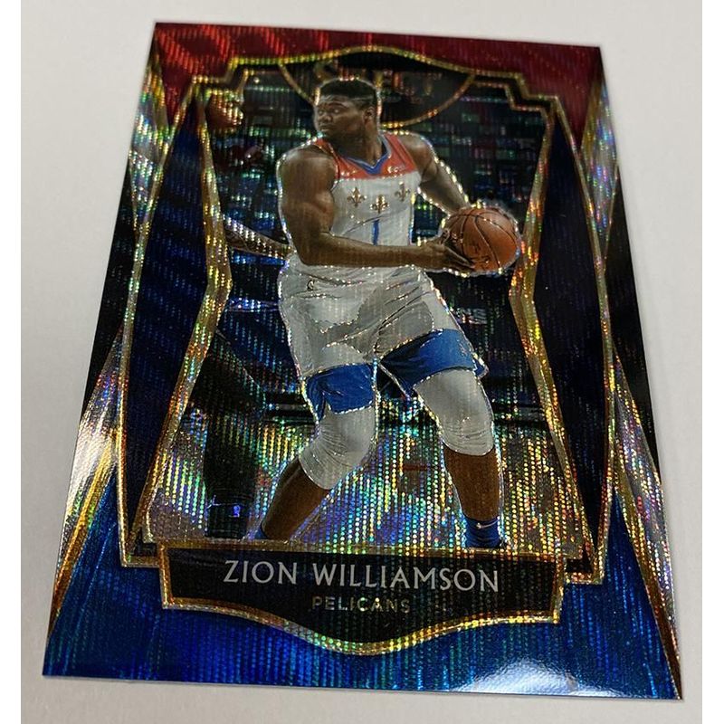 Zion Williamson - 2020 Panini Select Premier Level Tri Color
