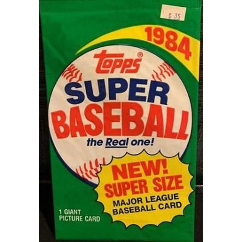 1984 Topps Super Baseball Wax Box