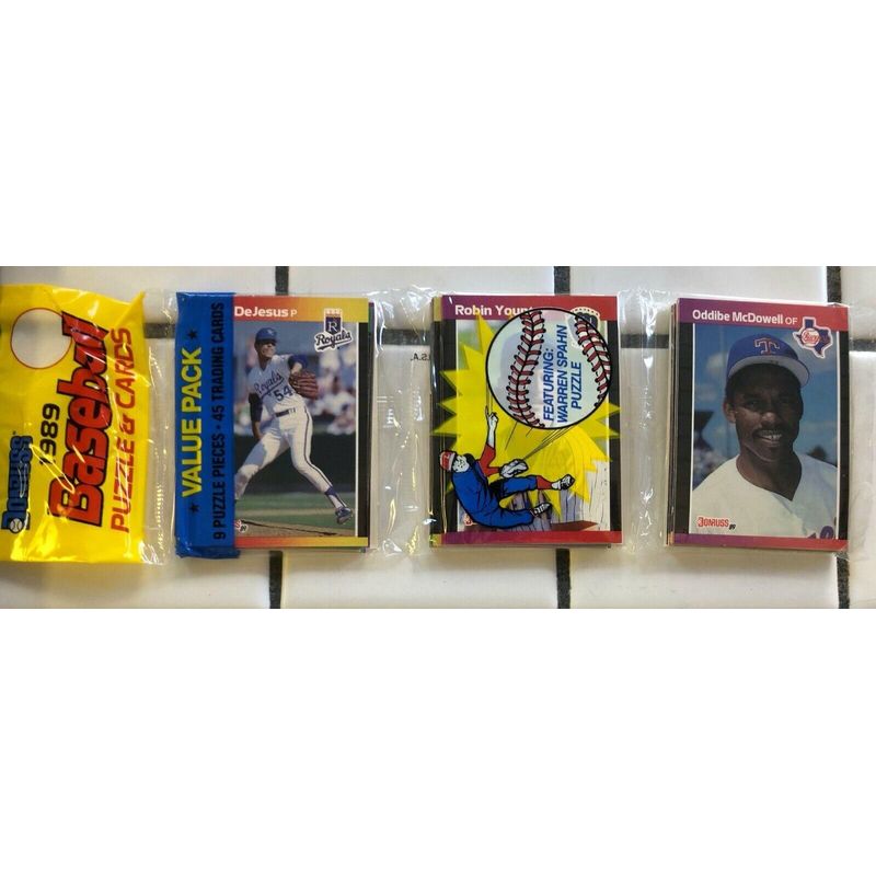 1989 Donruss Baseball 45 Card Rack Pack 