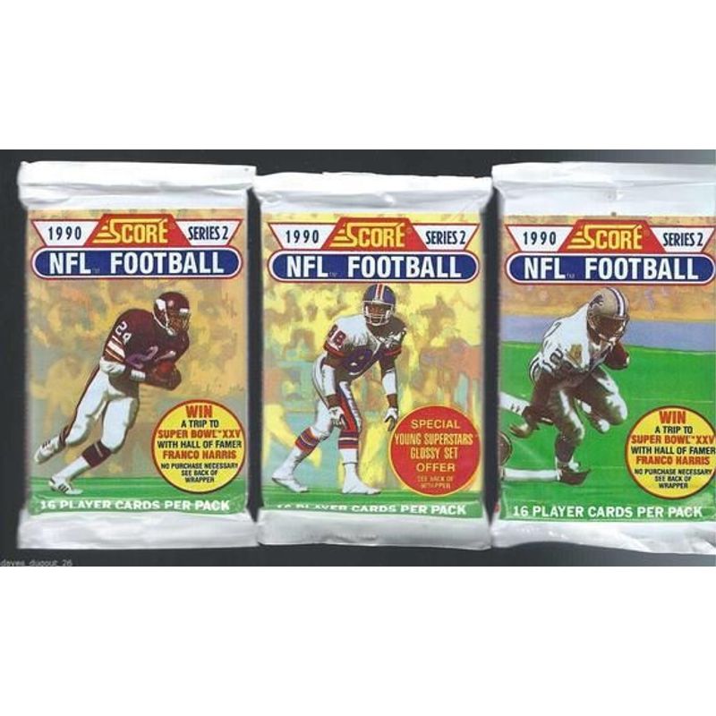 1990 Score NFL Football Series 2 Pack