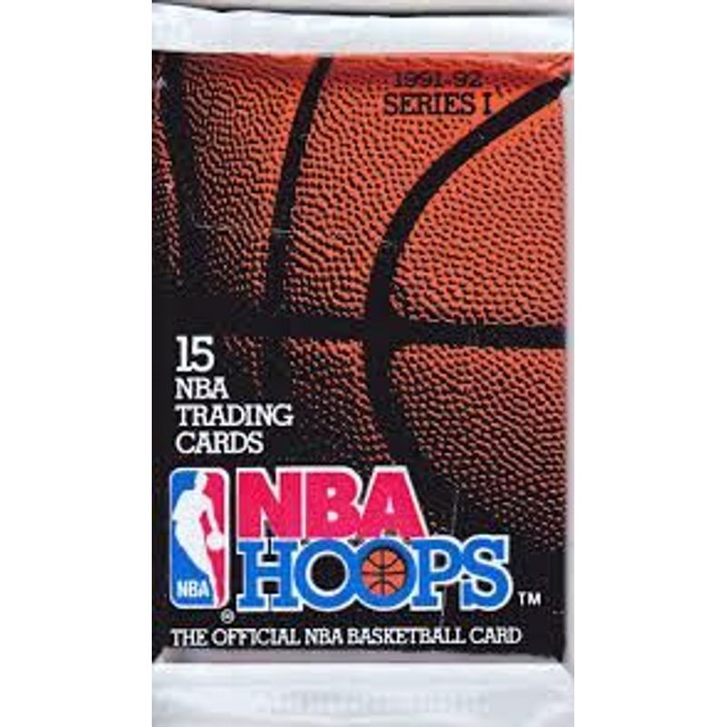 1991-92 Hoops Basketball Series 1 Pack (15 cards)