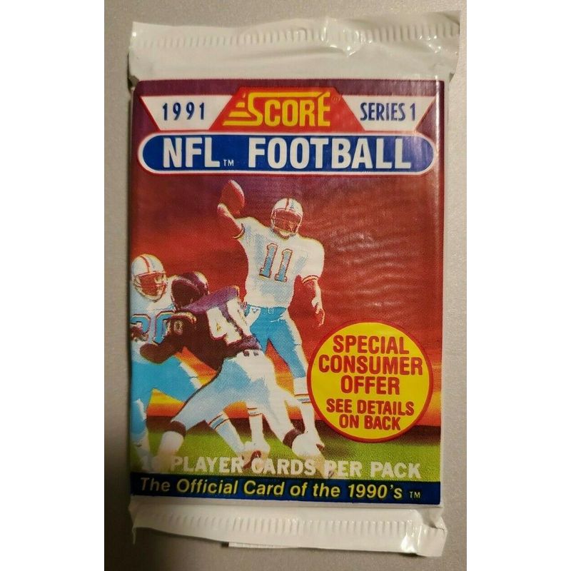 1991 Score NFL Football Series 1 Wax Pack (Special Consumers Offer)