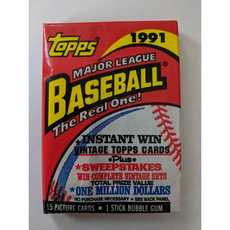 1991 Topps Baseball Major League Pack (15 cards)