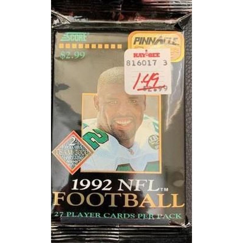 1992 Pinnacle Score NFL Football Pack