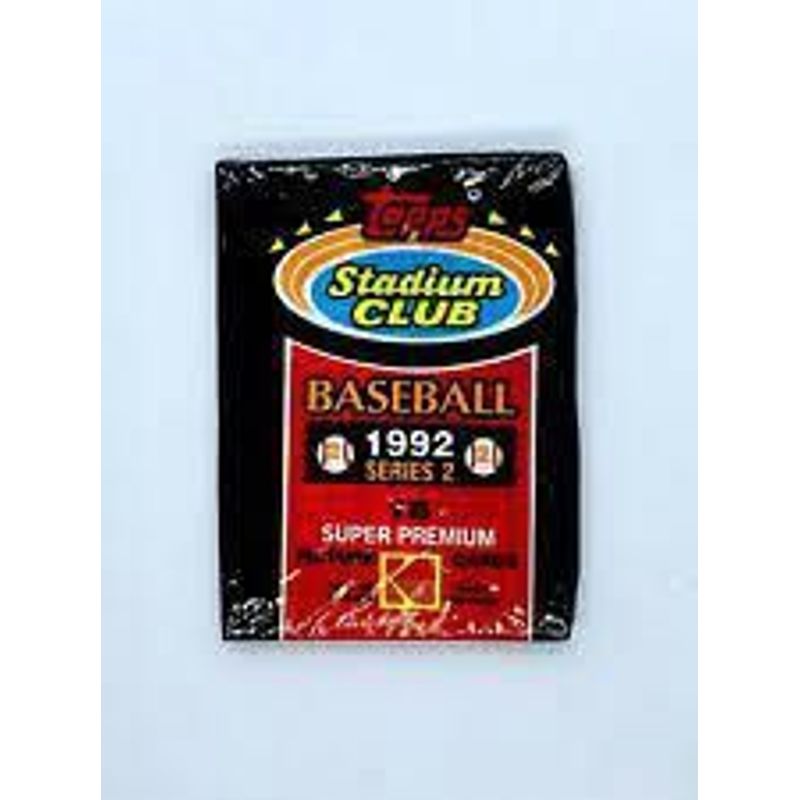 1992 Topps Stadium Club Baseball Series 2 Pack