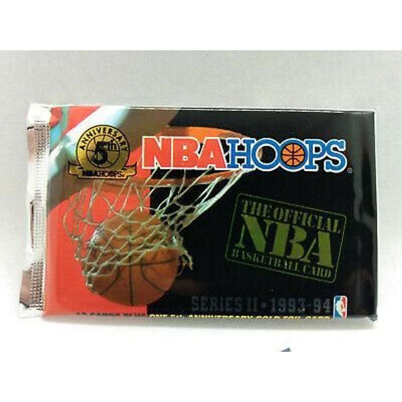 1993-94 Hoops NBA Basketball Series 2 Pack (12 cards)
