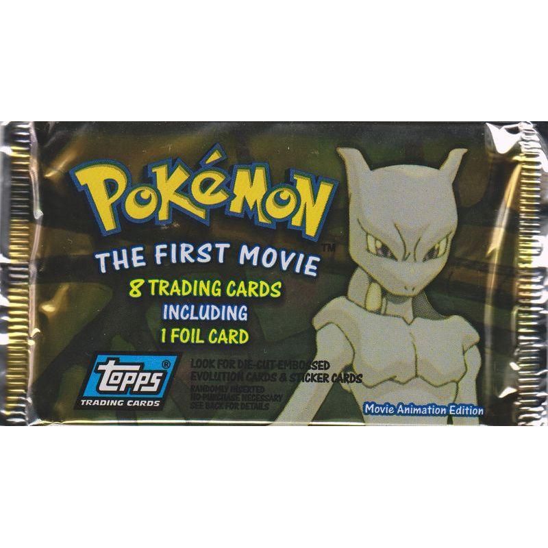 1999 Topps Pokemon the First Movie Trading Cards Booster Pack