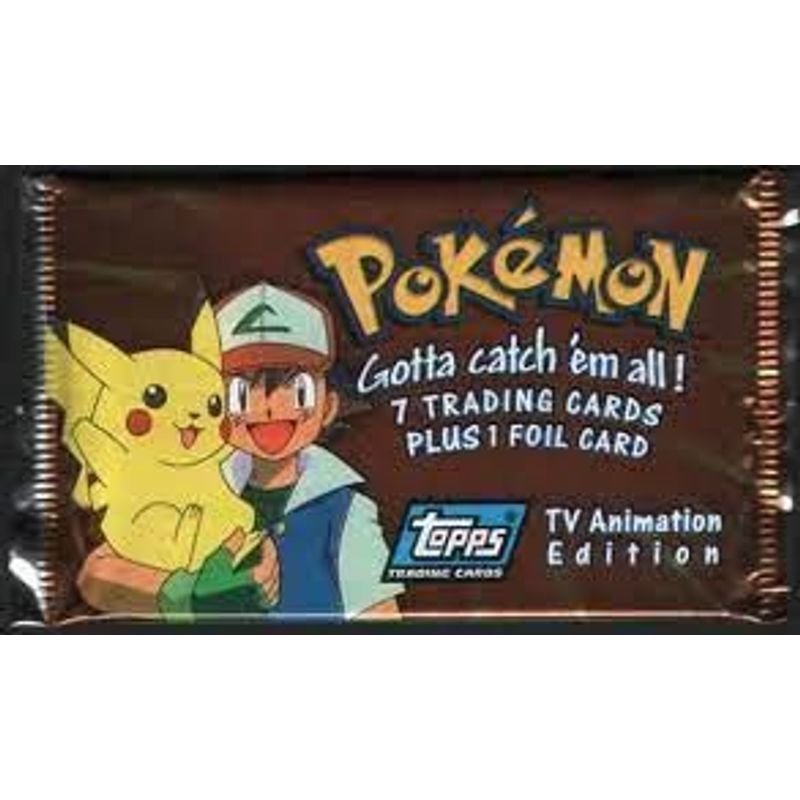 1999 Topps Pokemon trading card Series 1 Booster Pack