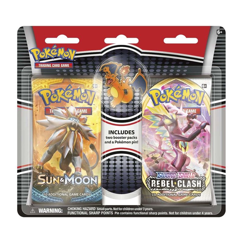 2 Booster Packs & Charizard Collector's Pin