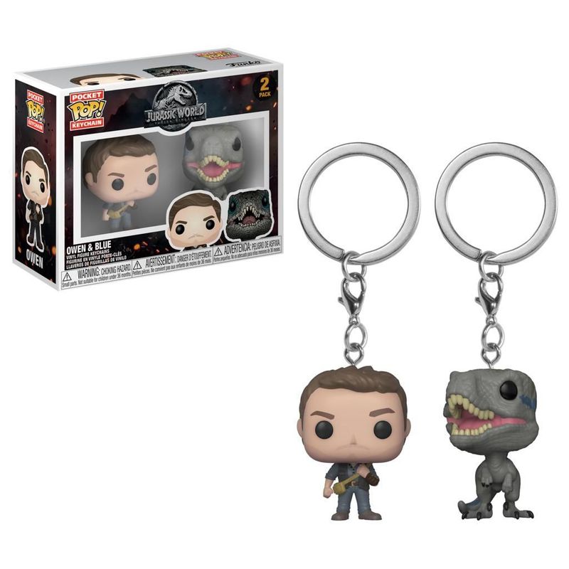 jurassic world funko pop keychain