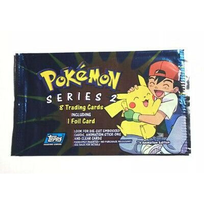 2000 Topps Pokemon trading card Series 2 Booster Pack