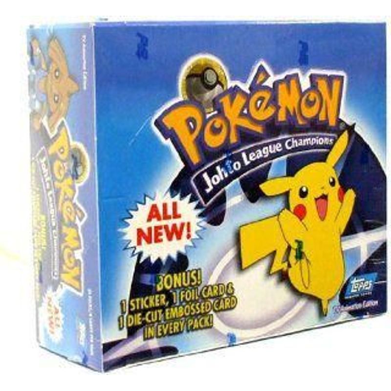 2001 Topps Pokémon Johto League Champions Trading Cards Booster Box