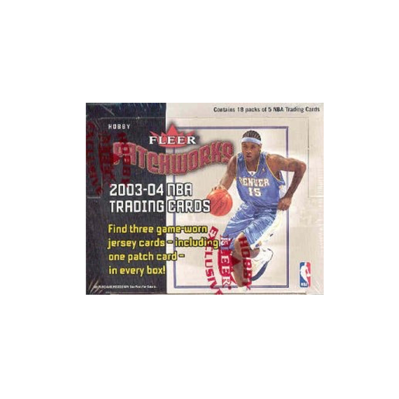 2003-04 Fleer Patchworks Basketball Hobby Box