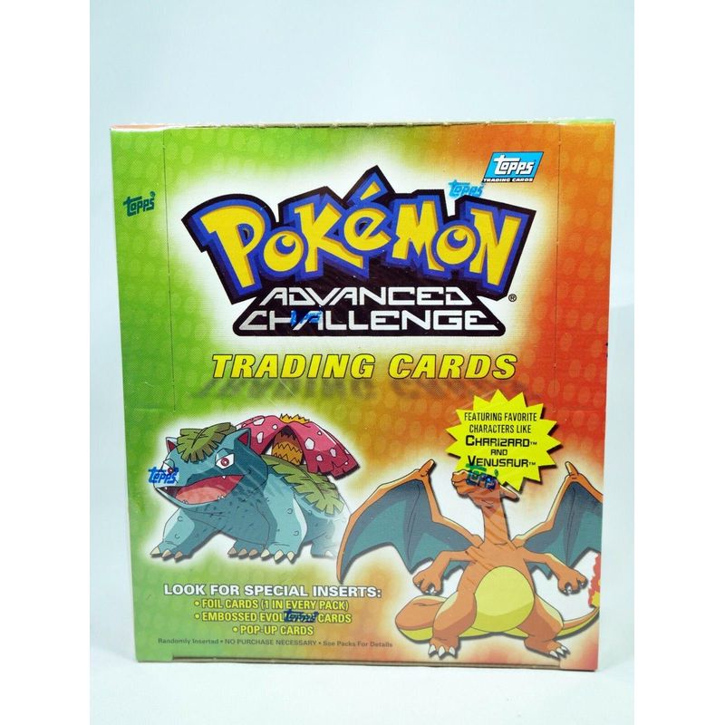 2004 Topps Pokémon Advanced Challenge Trading Cards Booster Box