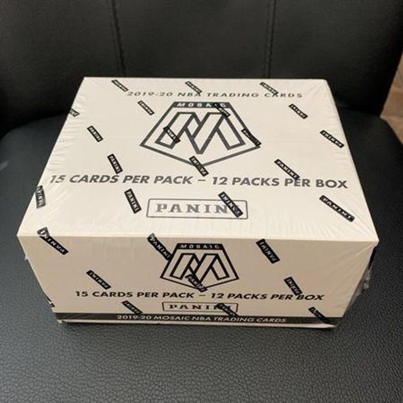 2019/20 Panini Mosaic Basketball Cello 12 Pack Box