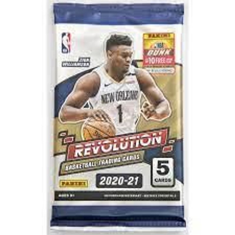2020-21 Panini Revolutions Basketball Pack (5 cards)