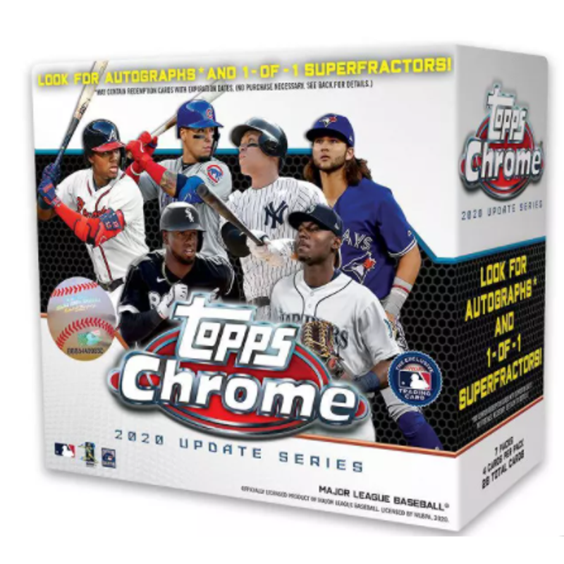 Verified 2020 Topps Chrome Update Series Baseball Mega Box Topps Cards