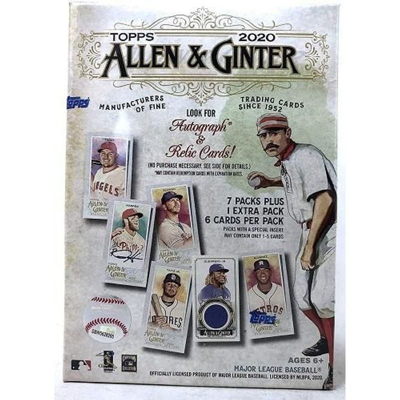 2020 Topps Allen & Ginter Baseball Retail Value Box