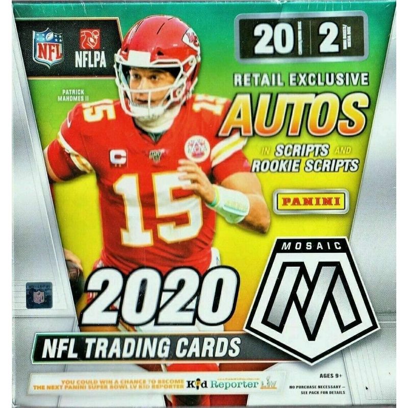 2020 Panini Mosaic NFL Football Mega Exclusive box