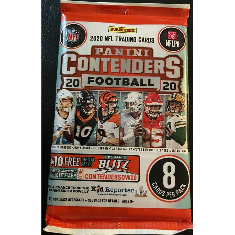 2020 Panini Contenders Football 8 cards Pack