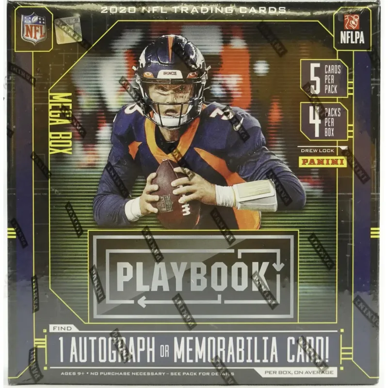 2020 Panini Playbook Football Mega Box (Orange Parallels)
