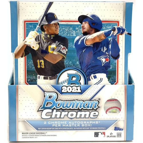 Verified 2021 Topps Bowman Chrome Baseball Hobby Box by Topps Cards