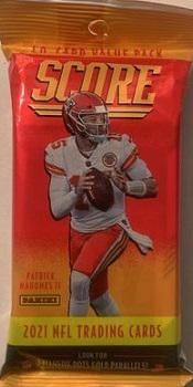 Verified 2021 Panini Score Football Trading Cards Value Pack by Panini