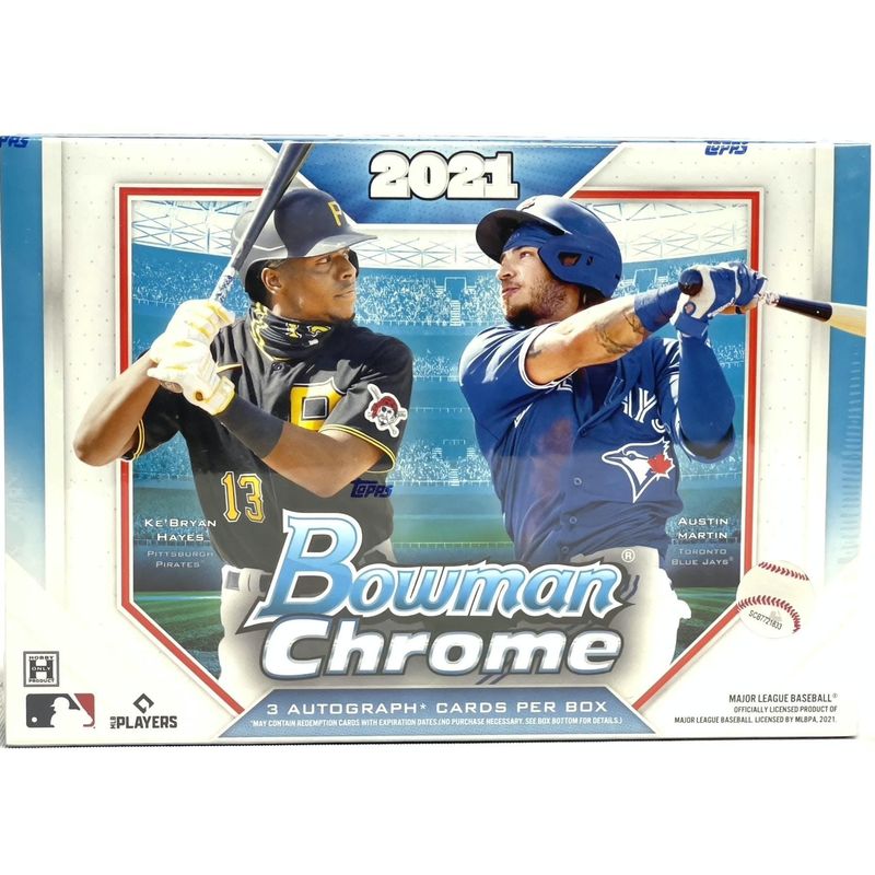 2021 Topps Bowman Chrome Baseball HTA Choice Box