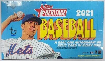 Verified 2021 Topps Heritage Hobby Box Topps Cards Whatnot