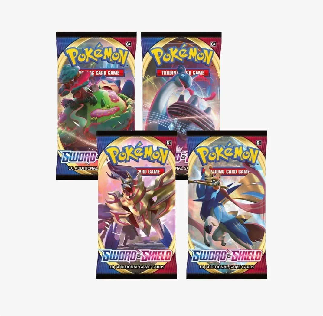 Sword and Shield Base Set Booster Pack Art Bundle [Set of 4] (SHIP ONLY)   Whatnot: Shop, Sell, Connect