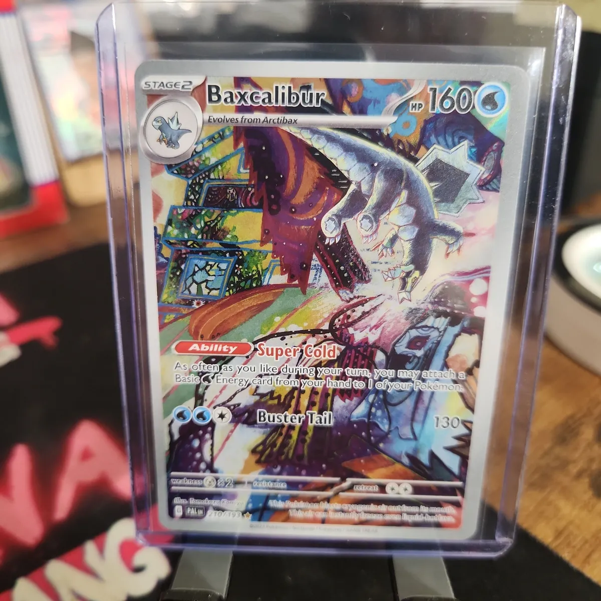 Pokmon TCG Baxcalibur 210/193 Sv02: Paldea Evolved Full Art Holo   Whatnot: Shop, Sell, Connect