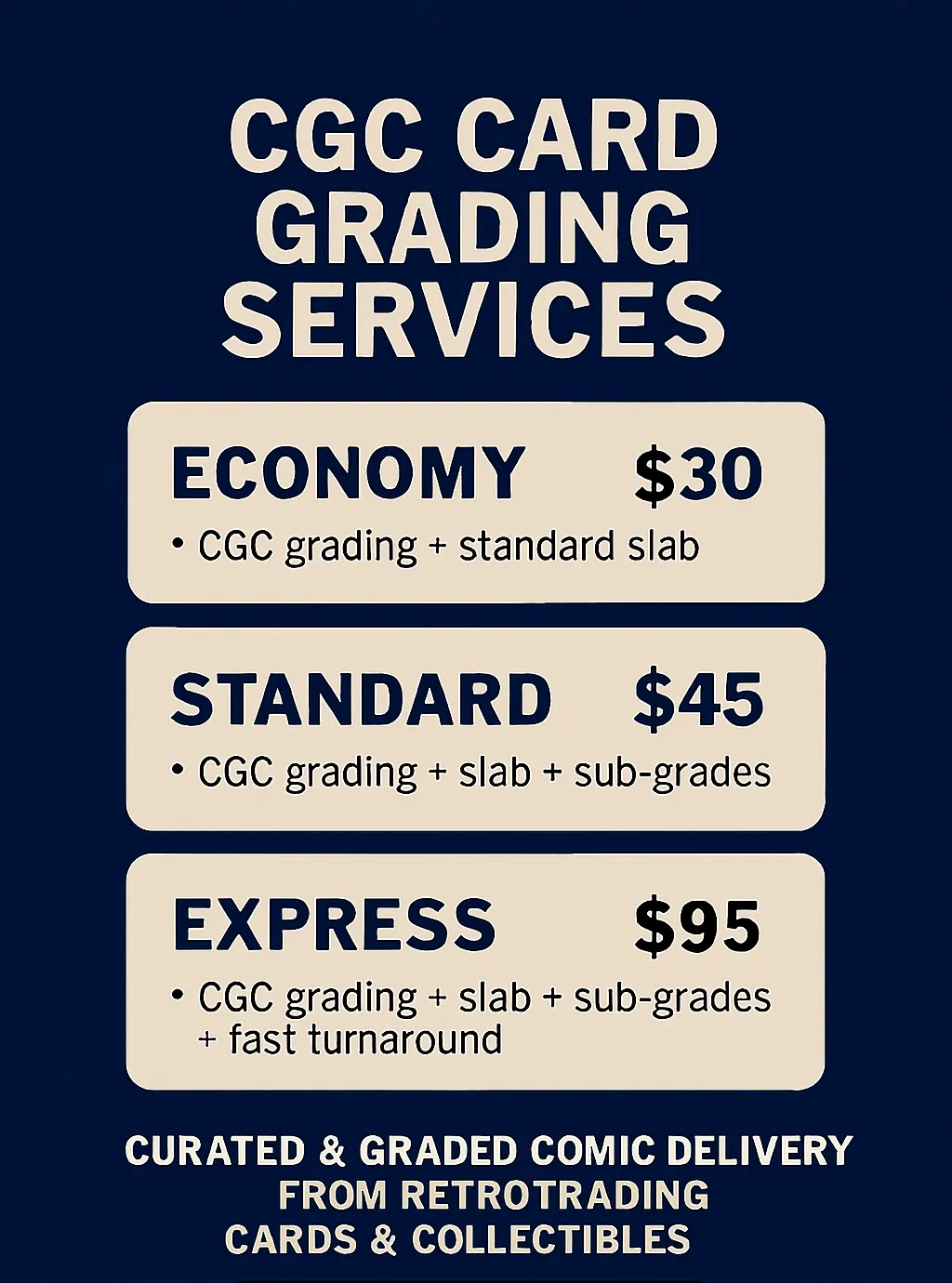 CGC Card Grading  Standard Tier (10+ Business Days)  Whatnot: Shop, Sell,  Connect