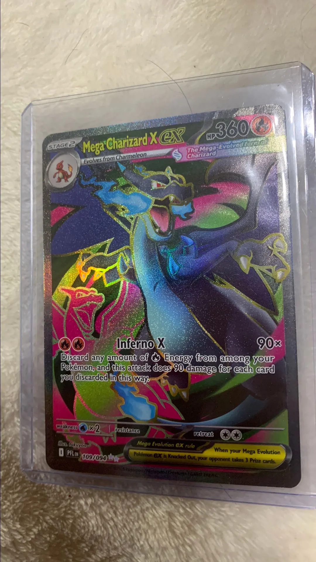 holographic charizard pokemon card price Pokémon TCG Mega Charizard Xex 116/080 Graded Japanese Card