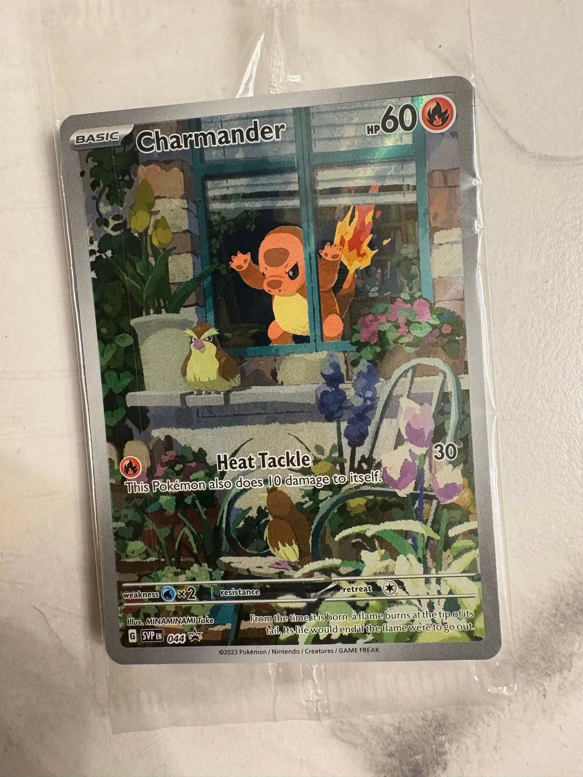 pokemon paldea evolved rare card list Charmander Illustration Rare Scarlet & Violet 151 168/165, NM Pokemon main image 1